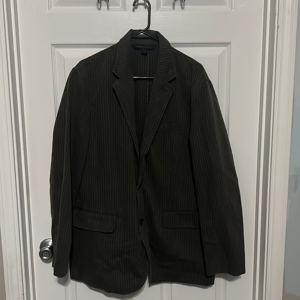 Gray pinstripe Express blazer